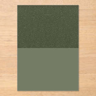 Invitations En Acrylique Parties scintillant Top Moss Green Acrylique Invit