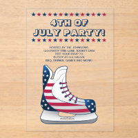 Patin à hockey USA 4 juillet