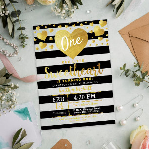 Invitations En Acrylique Petite Saint-Valentin d'anniversaire de la Saint-V