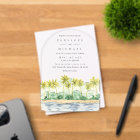 Plage Palm Trees Tropical Watercolor Mariage