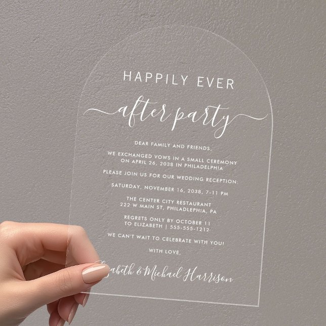 Invitations En Acrylique Porte d'annonce de réception de mariage pour fête  (Make your wedding day unforgettable with stunning arch acrylic invitations—modern, elegant, unique!)