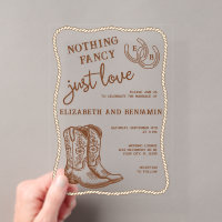 Rien de Fantaisie Juste l'Amour Mariage Western Fe