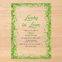 St Patrick's Day Lucky in Love Bridal Shower 