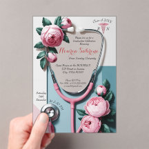 Stéthoscope Roses Roses Fleurs Roses Modernes Pour