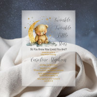 Teddy Bear Twinkle Twinkle Little Star Baby shower