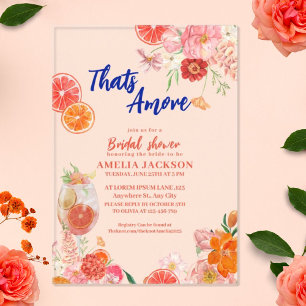 Invitations En Acrylique Thats amore bleu méditerranéen tuiles nuptiale dou