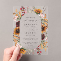 Tournesol et Mariage Floral Fleur sauvage