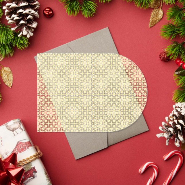 Invitations En Acrylique un arrière - plan jaune et blanc aux petits cercle (Insitu (vacances))