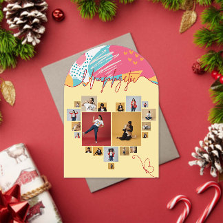 Invitations En Acrylique Unapologetic Personalized Feminine Photo Collage