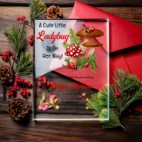 Une Mignonne Petite Ladybug Est En Chemin De Baby 