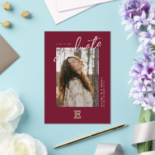 Invitations En Acrylique Université Elon E   Classe 2OXX