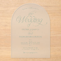 Vert Sauge Moderne Minimaliste Élégance de Mariage
