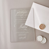 Vintage Calligraphie Classy Mariage