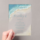 Watercolor Ocean Beach Mariage