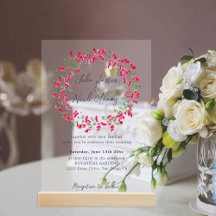 Wedding shower forestier tropical des Bougainvilli
