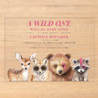 Wild One Woodland Animaux Festival Baby shower