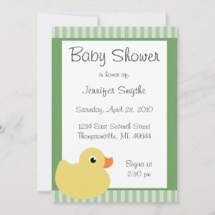 Invitations en bon état mignonnes douces de baby