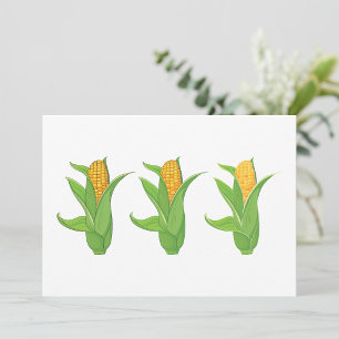 Invitations en épis de maïs