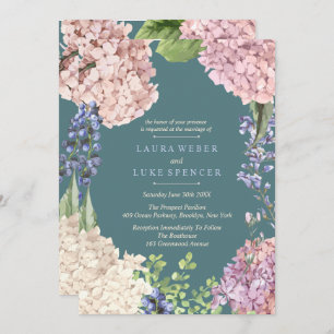 Invitations en pastel classiques de mariage