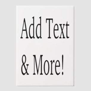 Invitations En Vélin Ajouter du texte et plus ! Customisez votre propre