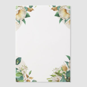 Invitations En Vélin Corners Roses irlandais