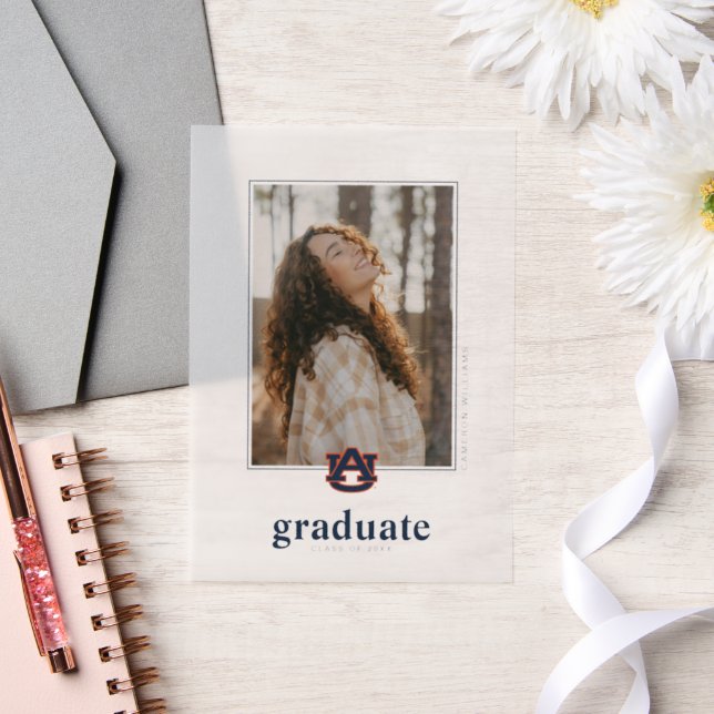 Invitations En Vélin Diplôme de l'Université d'Auburn | Auburn Tigers (Mariage)