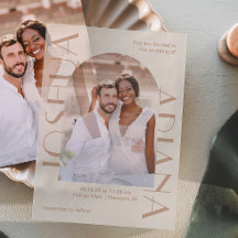 Élégant Mariage Brown d'arc photo