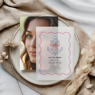 Invitations En Vélin Faisons la fête à Palm Springs pour l'enterrement 