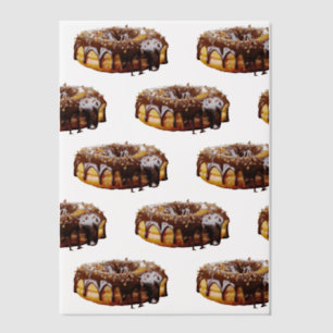 Invitations En Vélin glace au chocolat épaisse et brillante décadente d