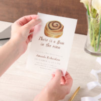 Il y a un petit pain dans le four Baby Shower