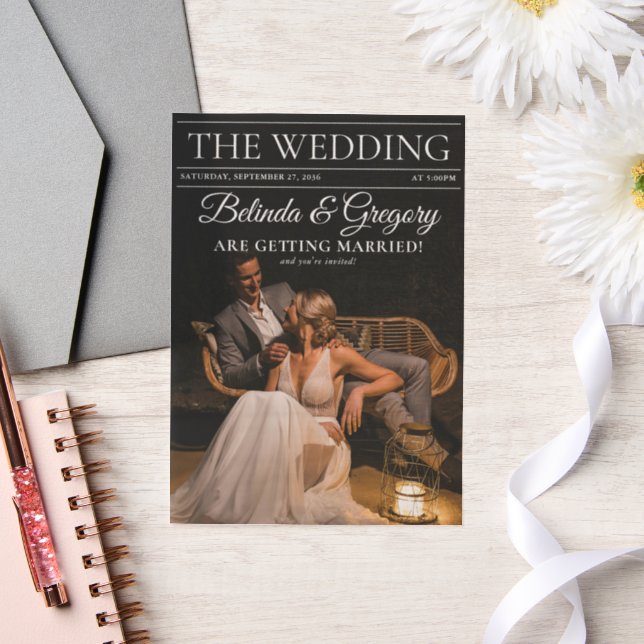 Invitations En Vélin Magazine Editorial Journal Photos Mariage Partie1 (Mariage)