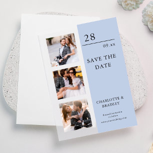 Invitations En Vélin Mariage Simple Enregistrer La Photo Date