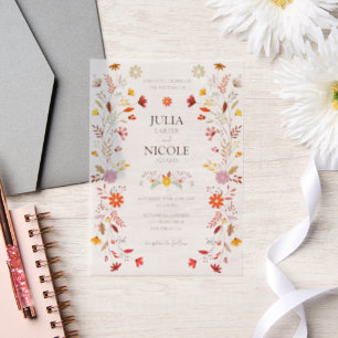 Invitations En Vélin Mariage tendance mexicain Talavera Floral Fiesta