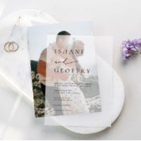 Simple noir & blanc Mariage minimaliste moderne