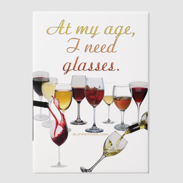Invitations En Vélin SlipperyJoe's Vins Verres de raisins fermentés vin (Recto)