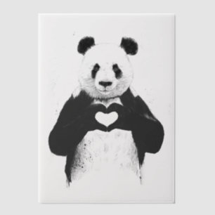 Invitations En Vélin Tout ce dont tu as besoin, c'est d'amour