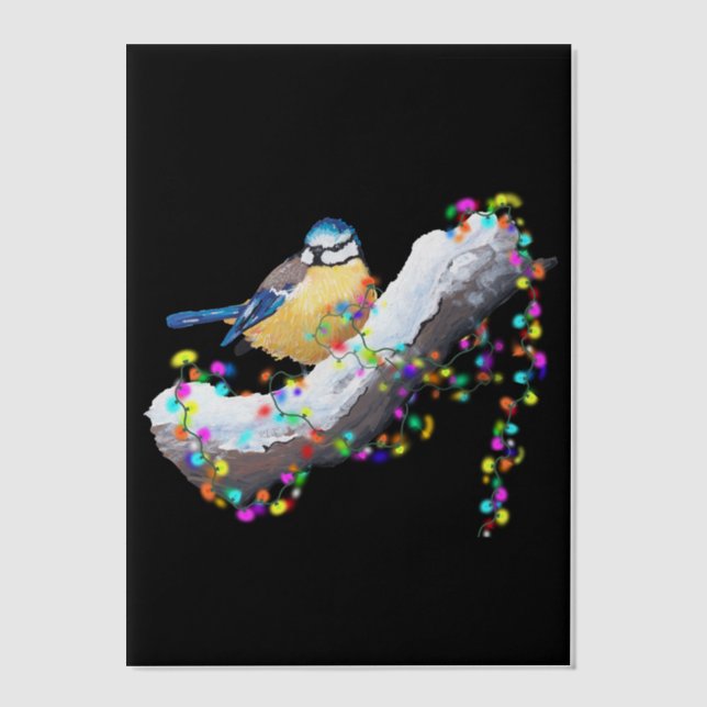 Invitations En Vélin Twinkle Twinkle Little Tit (Recto)