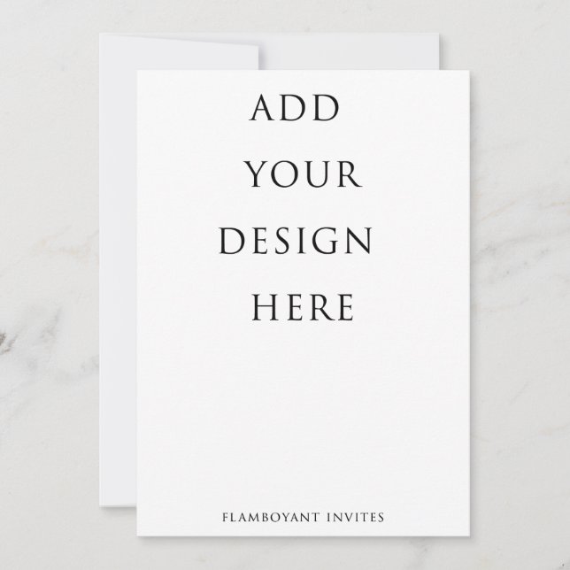 Invitations et cartes 5 po x 7 po (Devant)