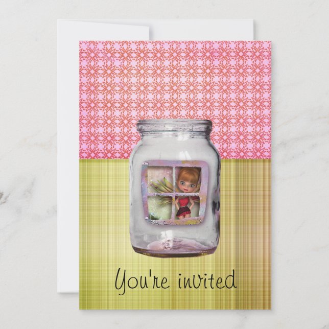 Invitations Fairy Jar House (Devant)