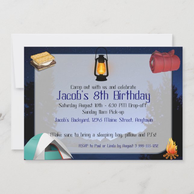 Invitations faites sur commande de Camp- (Devant)