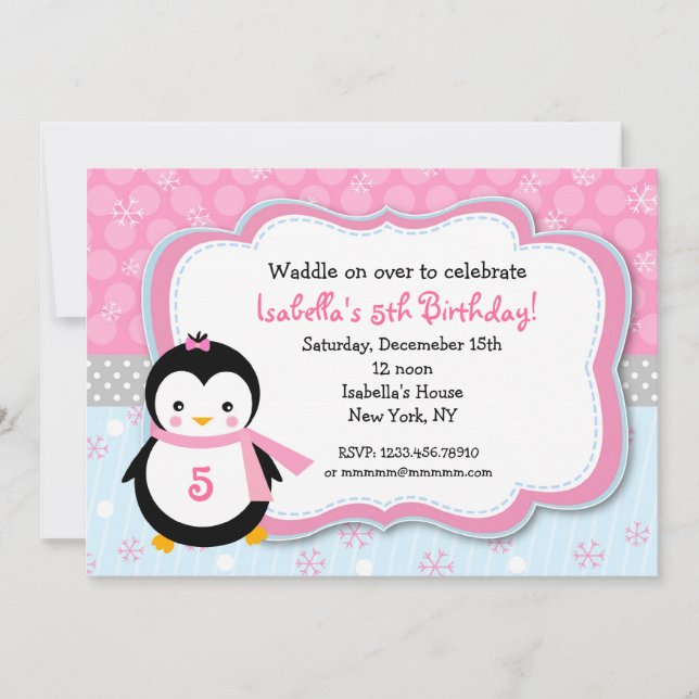 Invitations faites sur commande de fête (Devant)