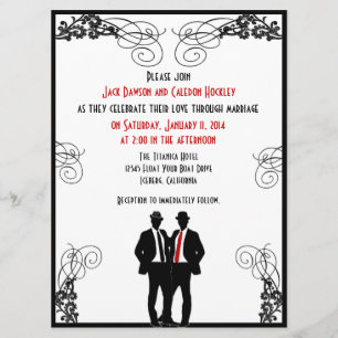 Invitations faites sur commande de mariage de