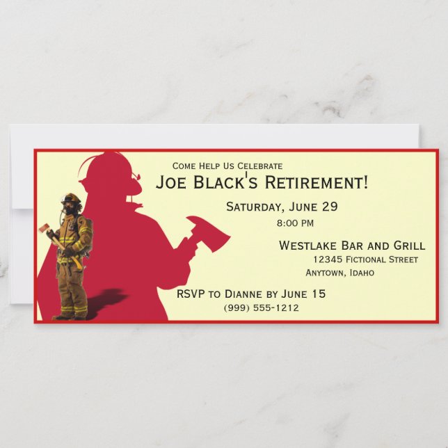 Invitations faites sur commande de partie de (Devant)