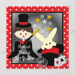 Invitations faits sur commande d'anniversaire