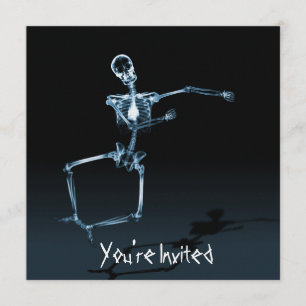 INVITATIONS FAITS SUR COMMANDE - saut squelettique