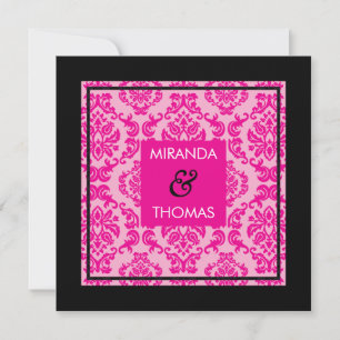 INVITATIONS fiançailles :: couleurs damas 2