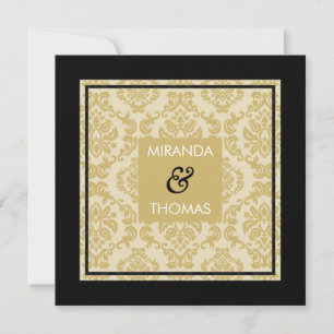 INVITATIONS fiançailles :: couleurs damas 3