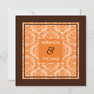 INVITATIONS fiançailles :: couleurs damas 8