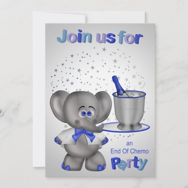 Invitations For End Of Chemo Party (Front)