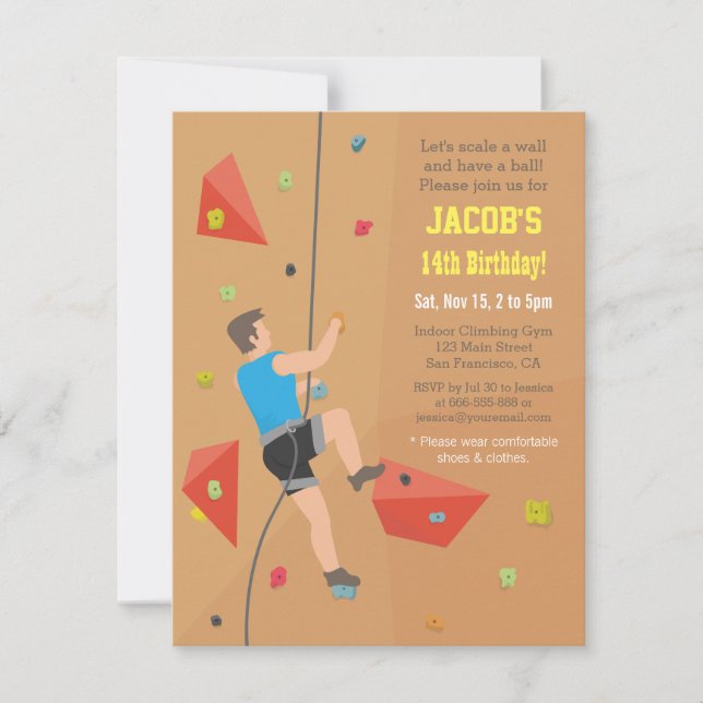 Invitations fraîches de fête d'anniversaire (Devant)